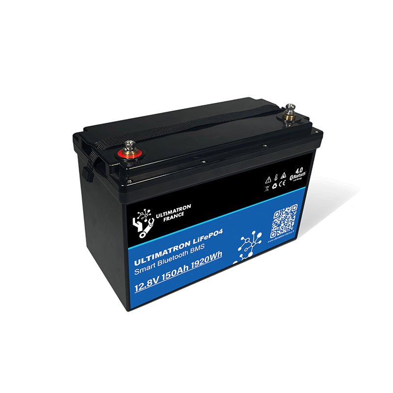 Acumulator Ultimatron 12.8V 150Ah PRO 1920Wh LiFePO4 cu BMS Inteligent și Bluetooth - EVONomad