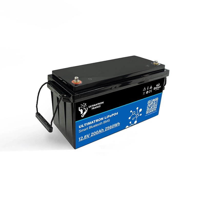 Acumulator Ultimatron 12.8V 200Ah PRO 2560Wh LiFePO4 cu BMS Inteligent și Bluetooth - EVONomad
