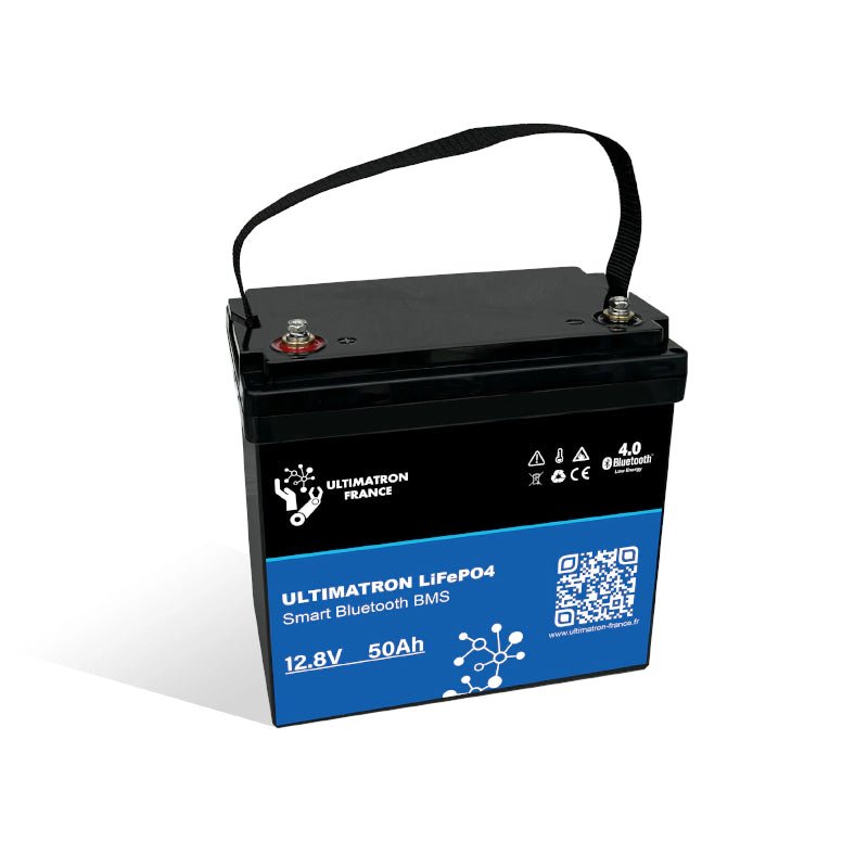 Acumulator Ultimatron 12.8V 50Ah LiFePO4 cu BMS Inteligent și Bluetooth - EVONomad
