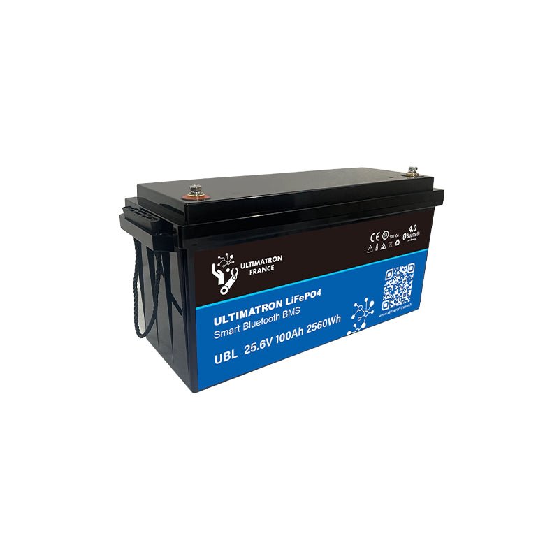 Acumulator Ultimatron 25.6V 100Ah PRO LiFePO4 cu BMS Inteligent și Bluetooth - EVONomad