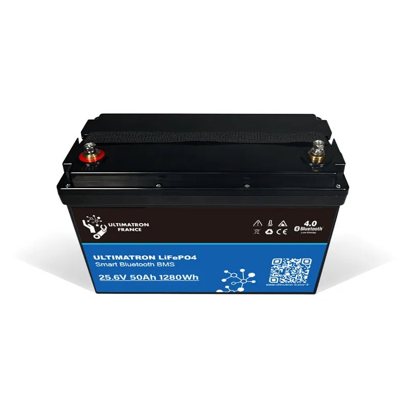 Acumulator Ultimatron 25.6V 50Ah LiFePO4 cu BMS Inteligent și Bluetooth - EVONomad