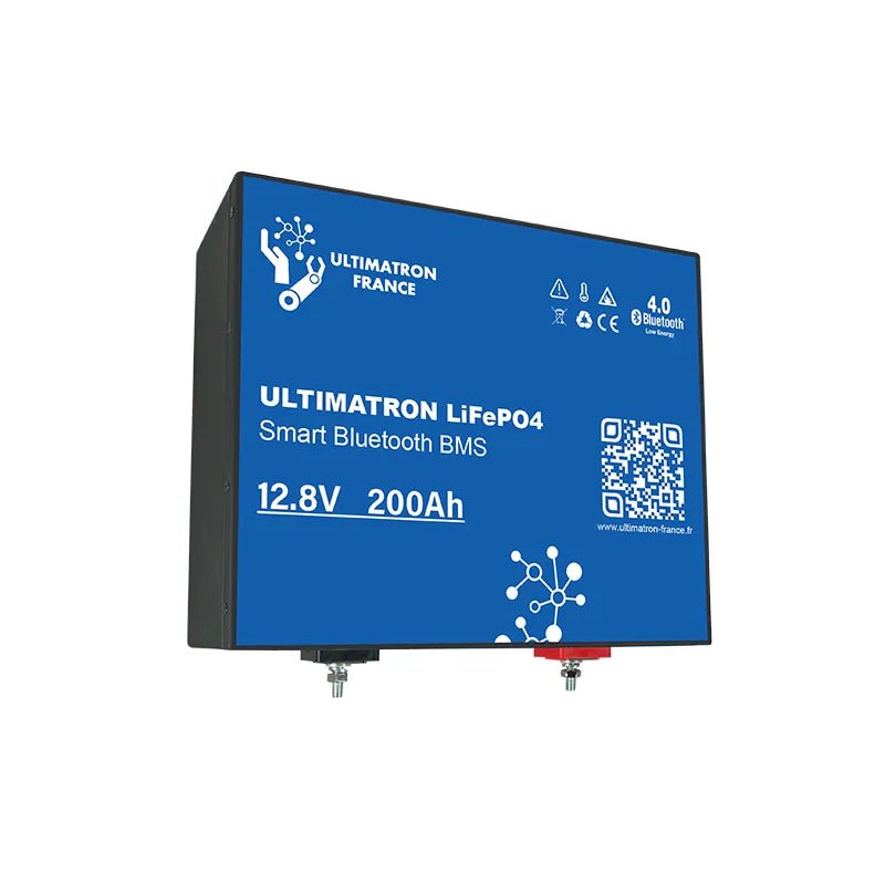 Baterie Lithium Ultimatron 12.8V, 200Ah LiFePO4 cu BMS Inteligent si Bluetooth - EVONomad