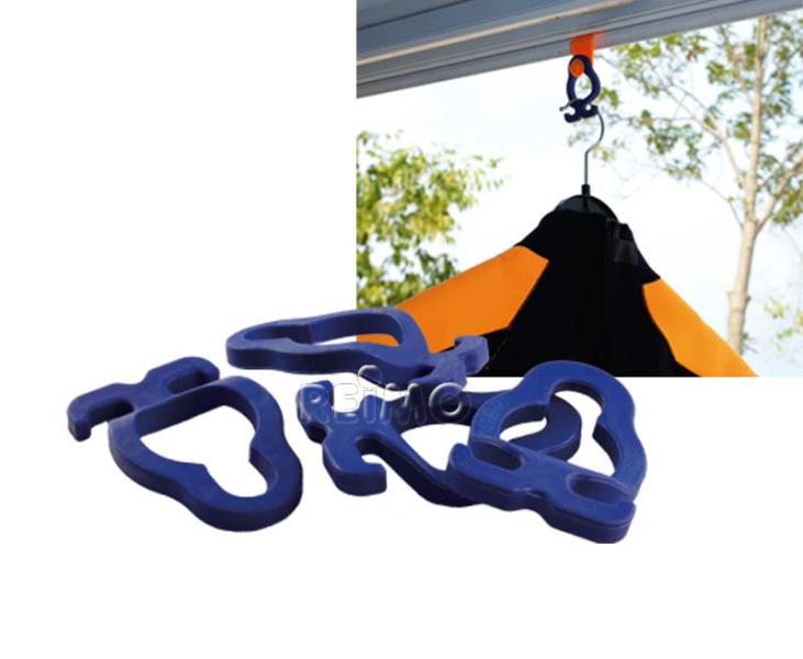 Carlige Peggy Peg lungi, set de 4 pentru a se potrivi cu surubul Peggy Peg L/LA - EVONomad