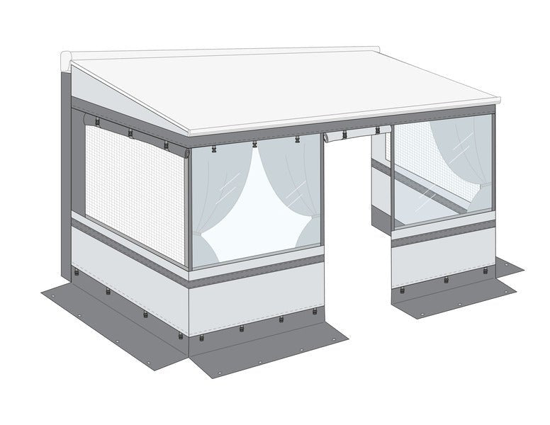 Cort Marchiza Light Van 260 pentru marchiza Fiamma F45s - EVONomad