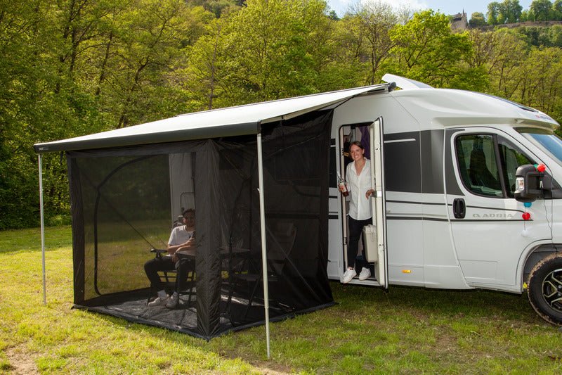 Cort/ Plasa protectie insecte cu prindere pe marchiza rulotei - 240/ 300 - EVONomad