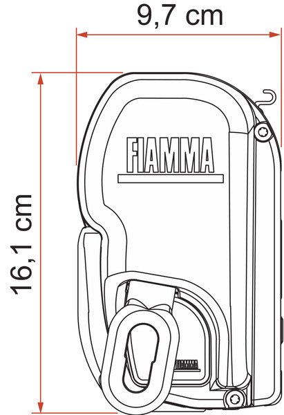 Marchiza de perete pentru rulote si autorulote mari - Fiamma F45L - 4.5 - 5.5 m - EVONomad
