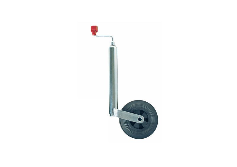 Roata jockey 200x50mm cauciuc solid, janta plastic, teava 48mm, Alko - EVONomad