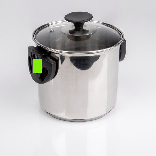 Set oale din inox Camp4 6 piese - cu manere pliabile si capac din sticla - EVONomad