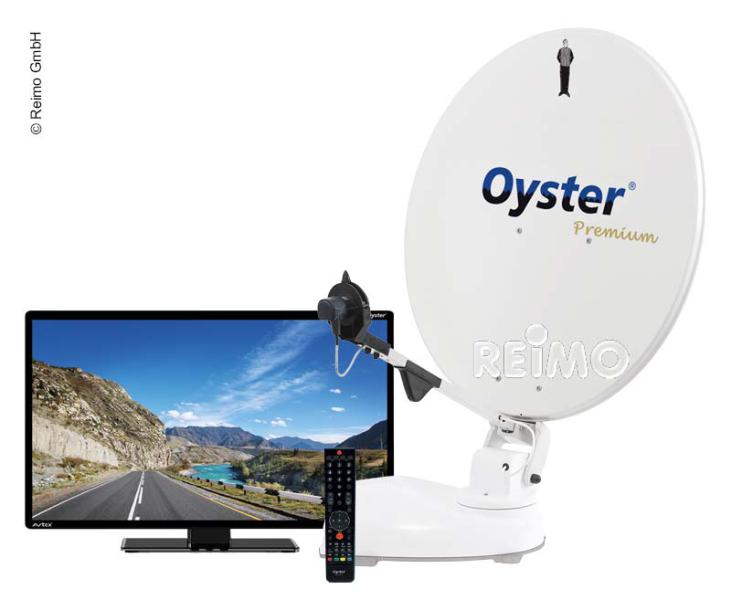 Sistem de satelit premium Oyster® 85 SKEW cu TV Oyster® de 19 inchi - EVONomad