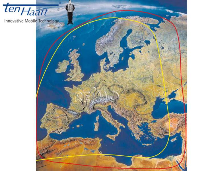 Sistem digital prin satelit Ten Haaft Oyster 85 CI cu inclinare - EVONomad