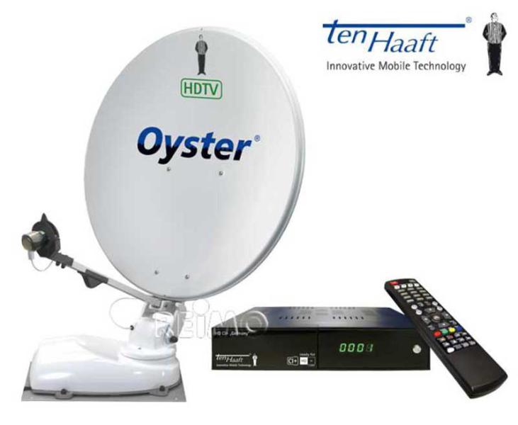Sistem satelit Ten Haaft Oyster 65 CI HDTV cu receptor HD + LNB dublu - EVONomad