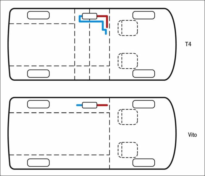 Suport de fixare pentru AirTop 2000 Vito - EVONomad