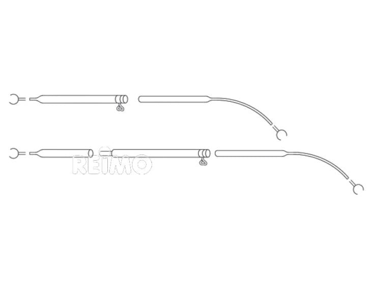 Tija de tensionare/tija suport acoperis otel 210 - 255cm, 3 piese - EVONomad