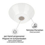 2 boluri magnetice din portelan - 0,4 l - EVONomad