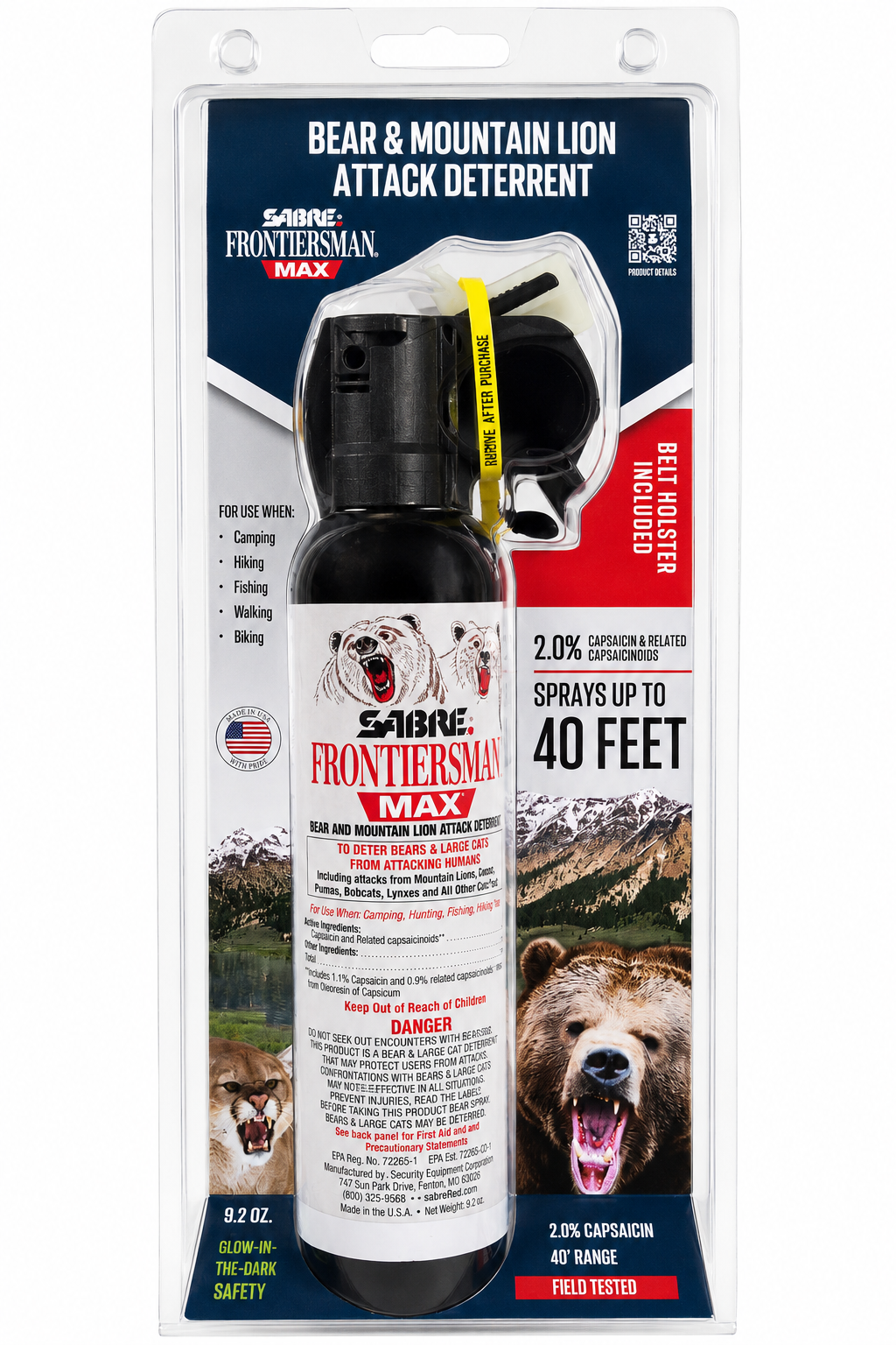 Spray anti urs SABRE Frontiersman MAX