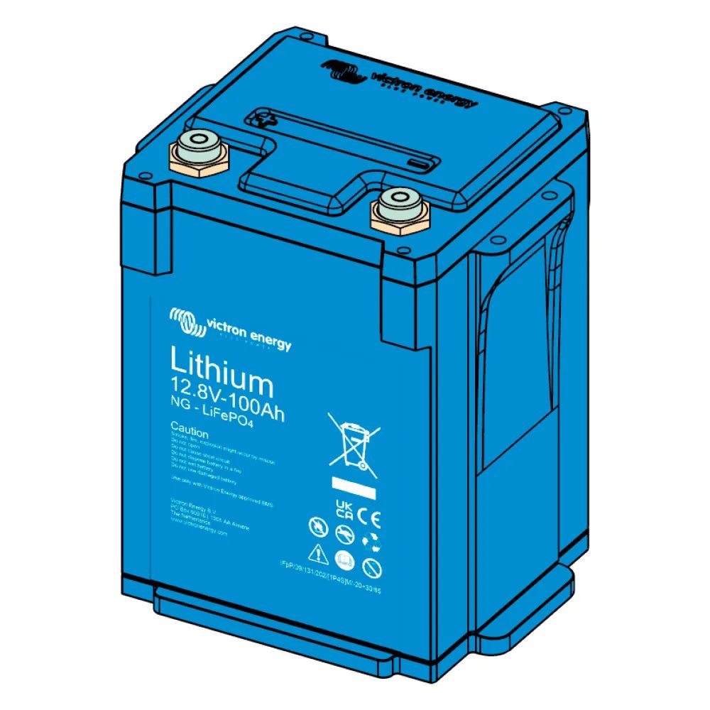 Acumulator cu litiu LIFEPO4 de 12,8V, 100 Ah - NG (Next Generation) Victron - EVONomad