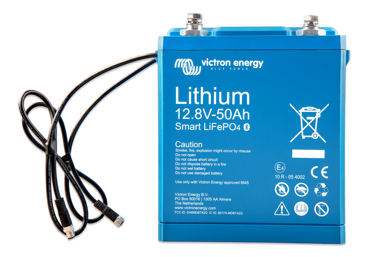 Acumulator cu litiu LIFEPO4 de 12,8V, 50 Ah - Smart Victron - EVONomad