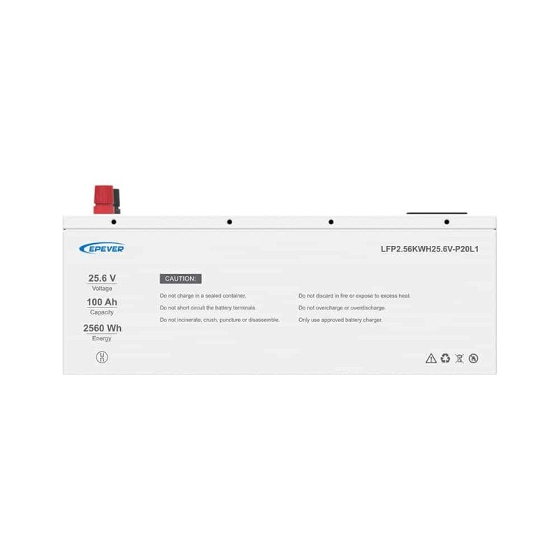 Acumulator cu litiu LIFEPO4 de 24V (25.6V), 100 Ah Epever - EVONomad