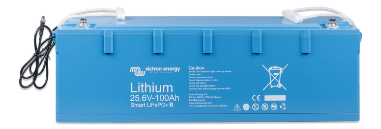 Acumulator cu litiu LIFEPO4 de 24V - 25.6V, 100 Ah - Smart Victron - EVONomad