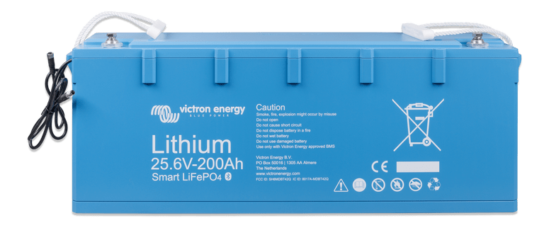 Acumulator cu litiu LIFEPO4 de 24V - 25.6V, 200 Ah - Smart Victron - EVONomad