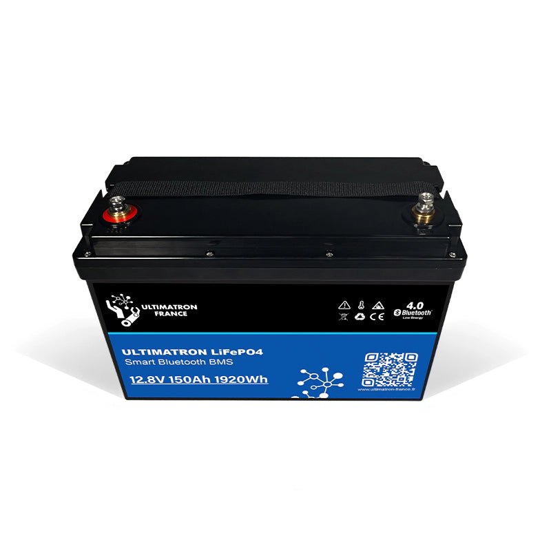 Acumulator Ultimatron 12.8V 150Ah PRO 1920Wh LiFePO4 cu BMS Inteligent și Bluetooth - EVONomad