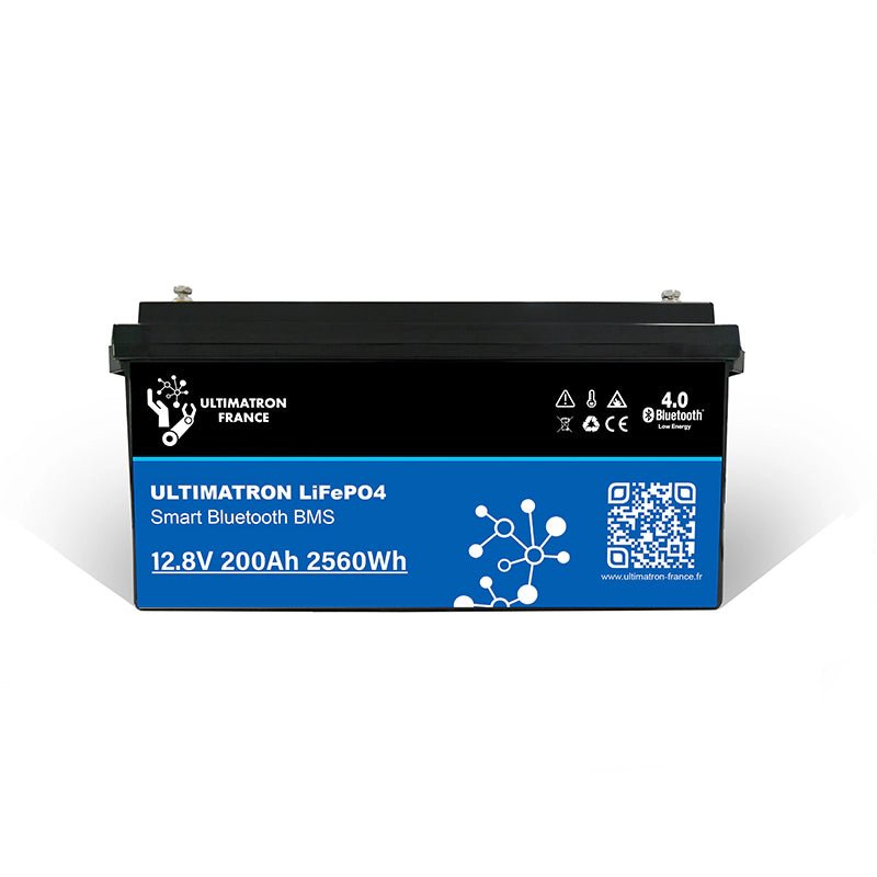Acumulator Ultimatron 12.8V 200Ah PRO 2560Wh LiFePO4 cu BMS Inteligent și Bluetooth - EVONomad