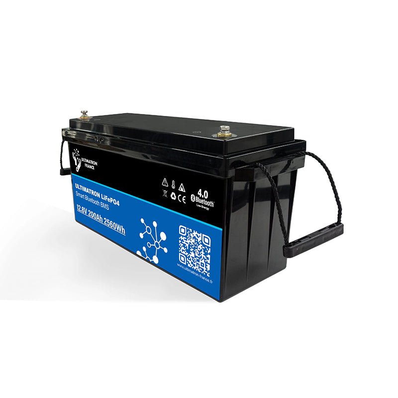 Acumulator Ultimatron 12.8V 200Ah PRO 2560Wh LiFePO4 cu BMS Inteligent și Bluetooth - EVONomad