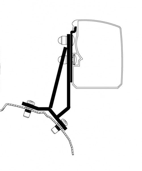 Adaptor de marchizaThule 3200 pentru Ford Transit / Tourneo Custom - Pentru vehicule cu volan pe dreapta - EVONomad