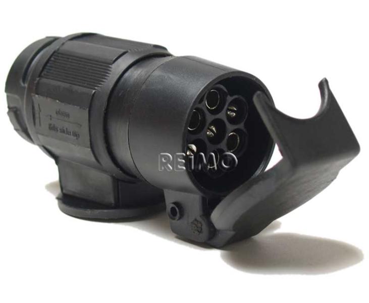 Adaptor scurt priza cu 13 pini la mufa cu 7 pini pe remorca - EVONomad