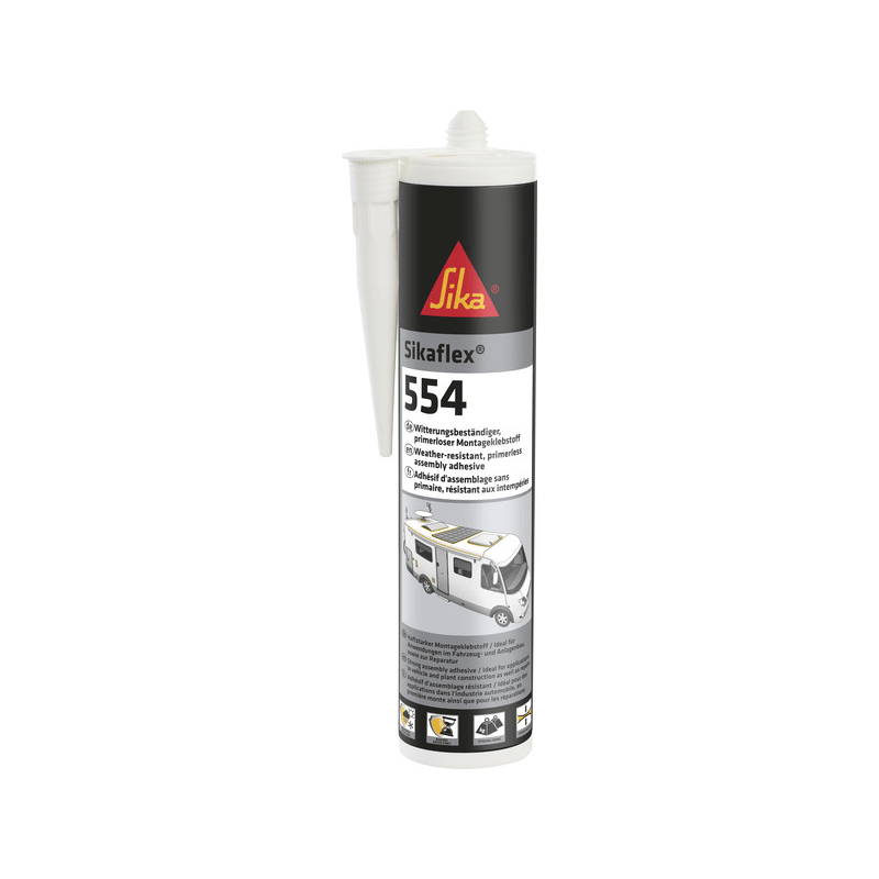 Adeziv de asamblare Sikaflex 554 - Alb - 300 ml - EVONomad