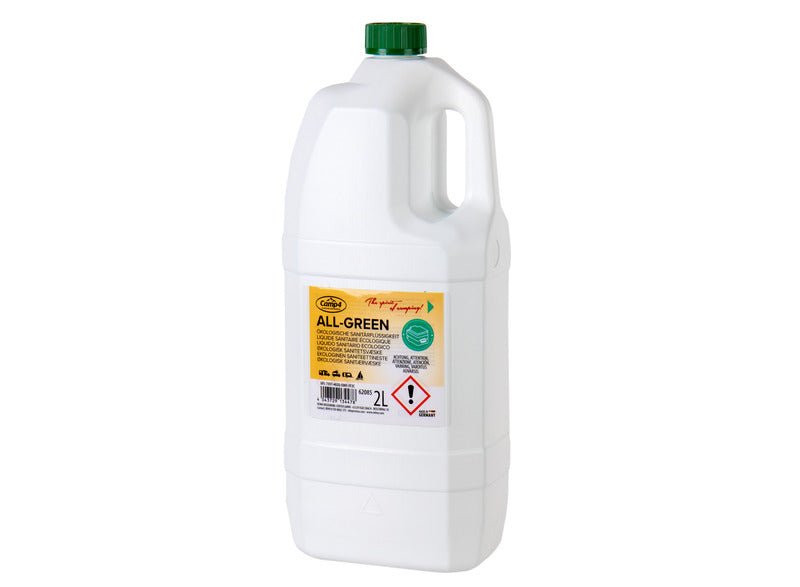 Aditiv sanitar All - Green pentru toaleta de camping, 2 litri - EVONomad