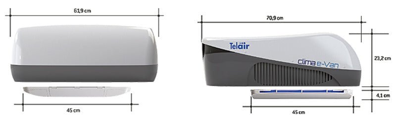Aer conditionat de acoperis Telair CLIMA e - Van 5400H - EVONomad
