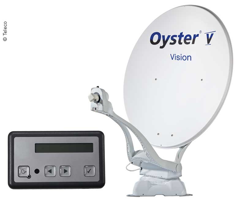 Antena satelit digitala Oyster V Vision 85 TWIN Skew - EVONomad