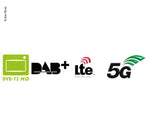 Antena universala Rulota & Autorulota pentru DVB - T2/FM/DAB+/4G LTE si internet de mare viteza 5G - EVONomad