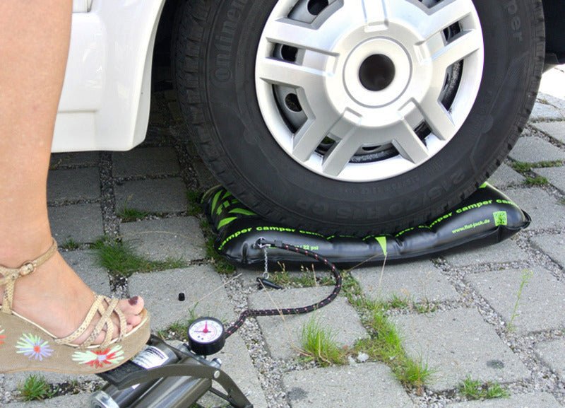 Anvelopa perna de aer flat - jack Camper - Pana la 255 mm latime a anvelopei - EVONomad