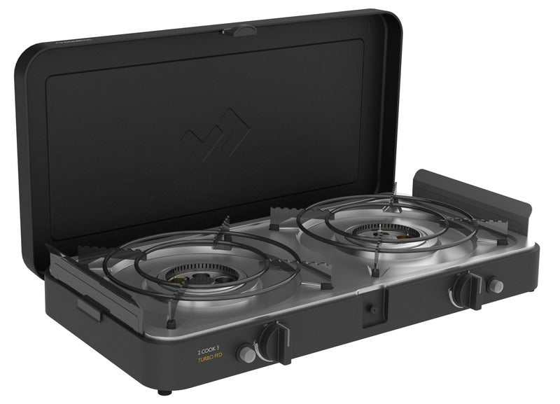 Aragaz 2 arzatoare Cook 3 Turbo Sobe - 50 mbar - EVONomad
