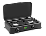 Aragaz Parker 2 arzatoare cu siguranta de aprindere - antracit - 50 mbar - EVONomad