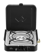 Aragaz/Gratar - 1 Cook Turbo FFD cu placa de gratar plata - 30 mbar - EVONomad