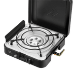 Aragaz/Gratar - 1 Cook Turbo FFD cu placa de gratar plata - 30 mbar - EVONomad