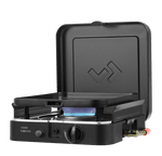 Aragaz/Gratar - 1 Cook Turbo FFD cu placa de gratar plata - 30 mbar - EVONomad