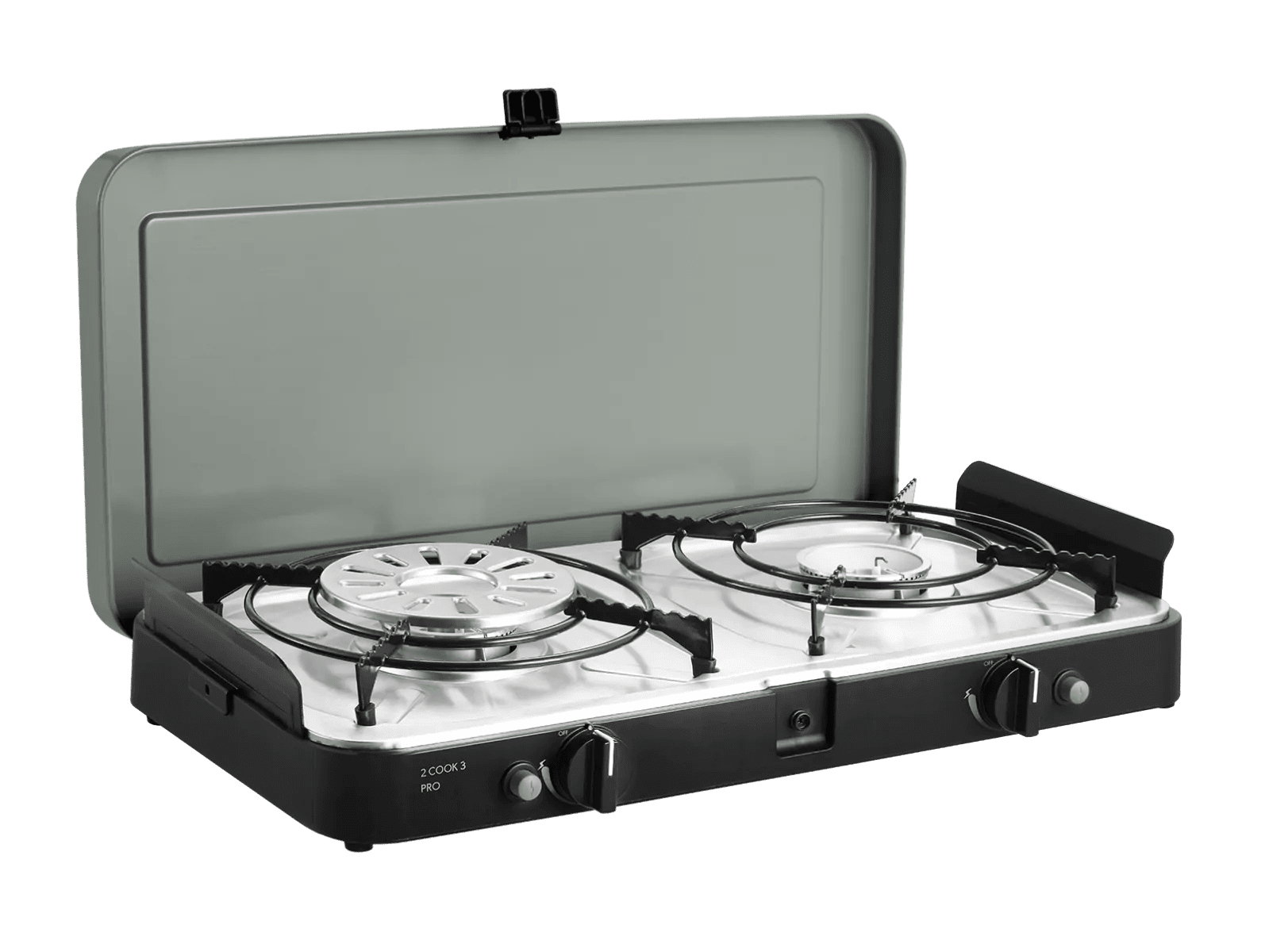 Aragaz/Gratar 2 Cook 3 Pro Deluxe 30 mbar - EVONomad