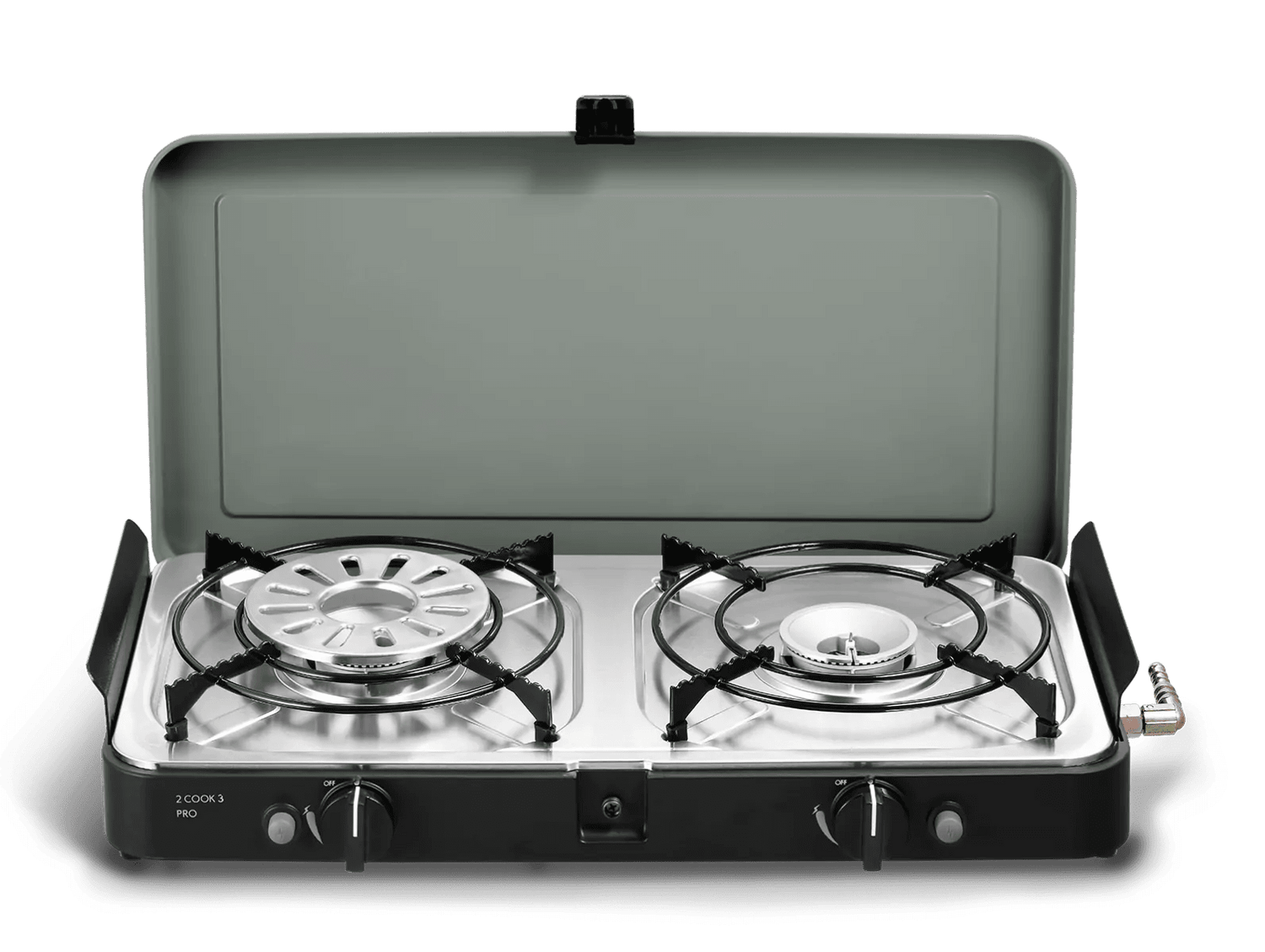 Aragaz/Gratar 2 Cook 3 Pro Deluxe 30 mbar - EVONomad