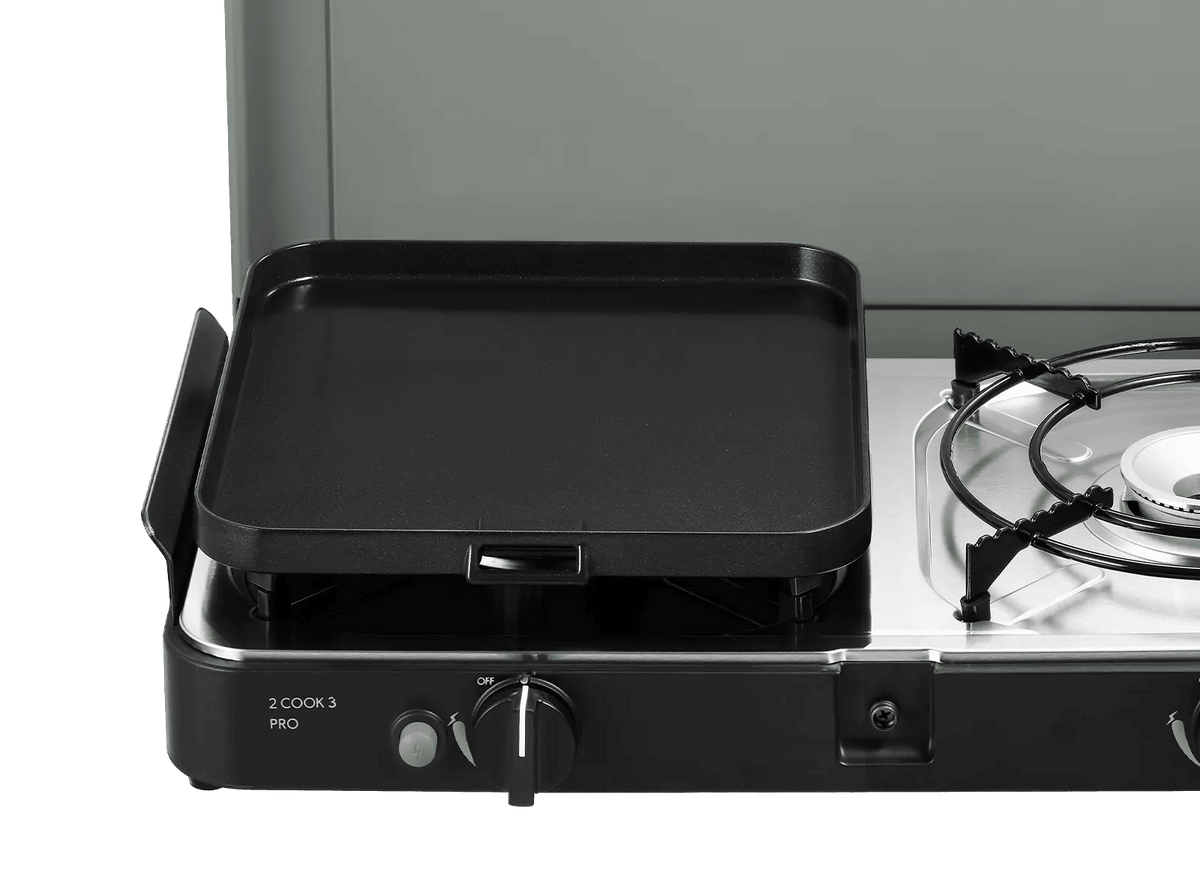 Aragaz/Gratar 2 Cook 3 Pro Deluxe 30 mbar - EVONomad