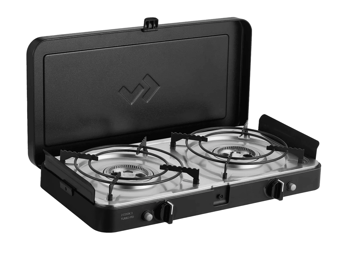 Aragaz/Gratar 2 Cook 3 Turbo FFD 30mbar - EVONomad