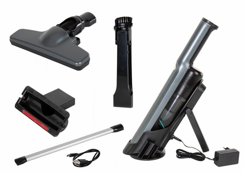 Aspirator fara fir 230V/200W + USB - gri argintiu - EVONomad