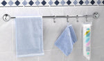 Banda de carlige L 35cm cu 4 carlige, 2 ventuze - EVONomad