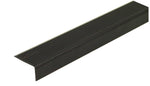 Banda prag din aluminiu - 25 x 15 mm - 3 m - neagra - EVONomad
