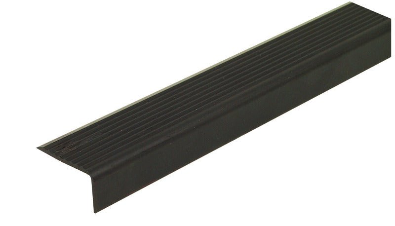 Banda prag din aluminiu - 25 x 15 mm - 3 m - neagra - EVONomad