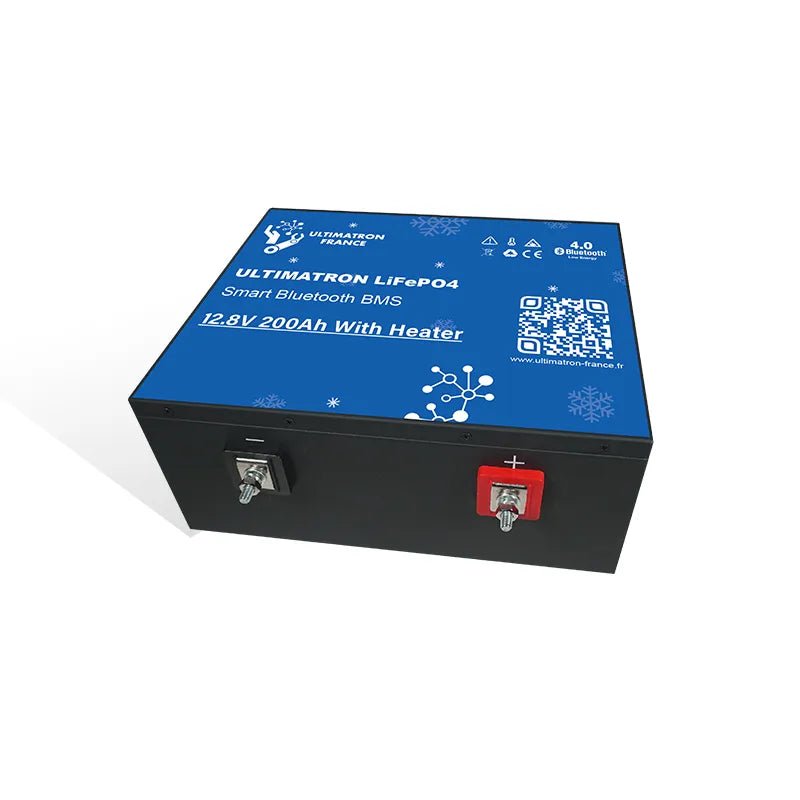 Baterie Lithium Ultimatron 12.8V, 200Ah LiFePO4 cu BMS Inteligent, Bluetooth si Incalzire - EVONomad