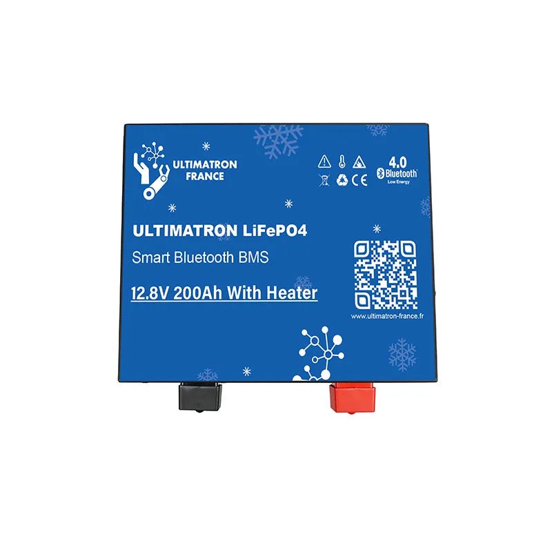 Baterie Lithium Ultimatron 12.8V, 200Ah LiFePO4 cu BMS Inteligent, Bluetooth si Incalzire - EVONomad
